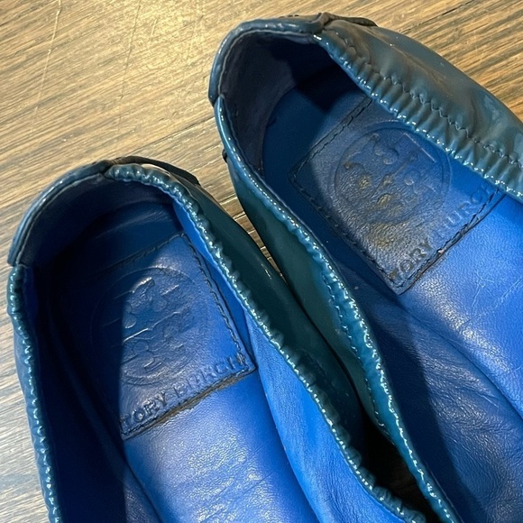 Tory Burch Eddie Smooth Patent Leather Ballet Flat size 7 - Picture 3 of 10